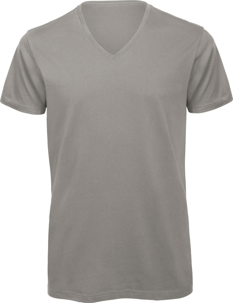 Herren Inspire V-Neck T-Shirt (light grey) besticken und bedrucken ...